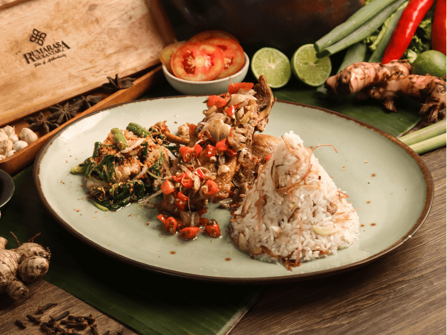Foto Bebek Ubud Nasi Kecombrang